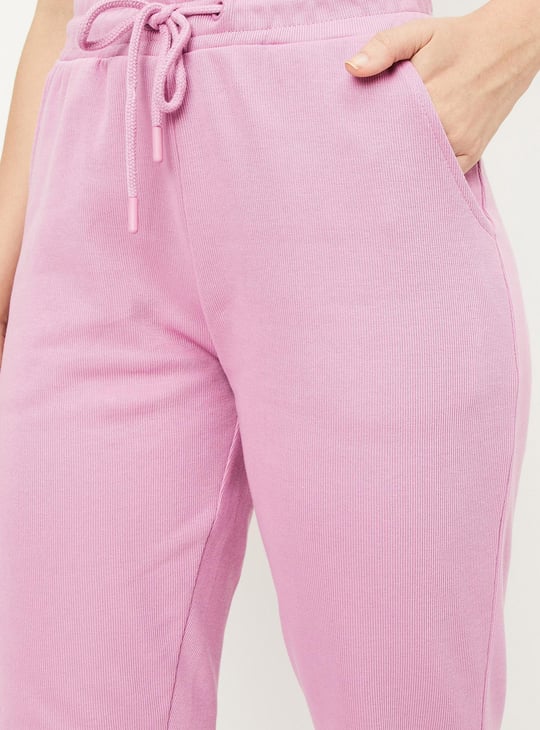 Women Solid Athleisure Joggers