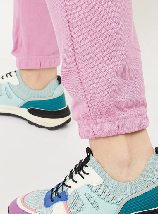 Women Solid Athleisure Joggers