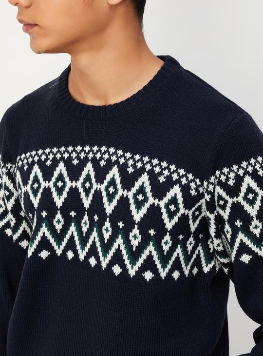 Boys Fair Isle Knitted Sweater