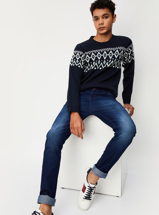 Boys Fair Isle Knitted Sweater
