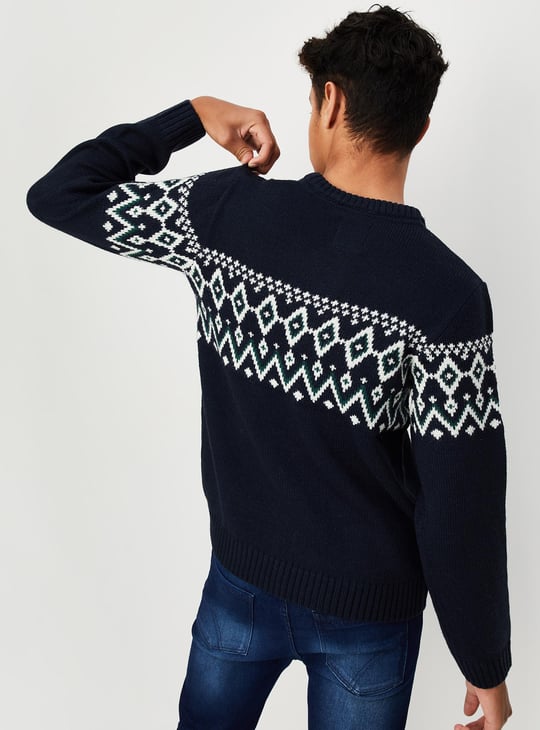 Boys Fair Isle Knitted Sweater