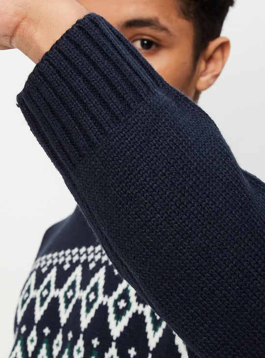Boys Fair Isle Knitted Sweater