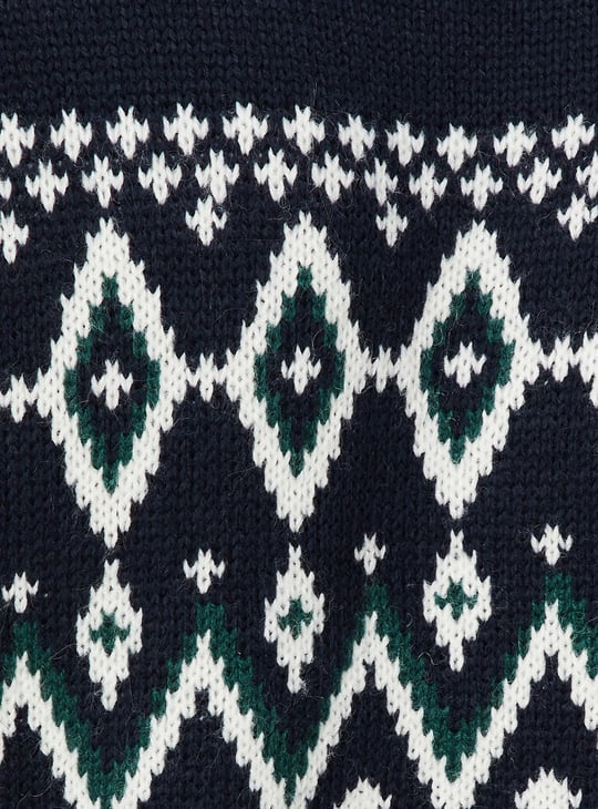 Boys Fair Isle Knitted Sweater