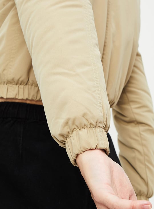 Women Quilted Bomber Jacket