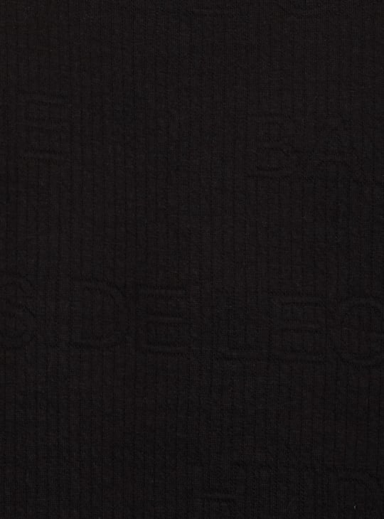 Men Embossed Athleisure Sweatshirt