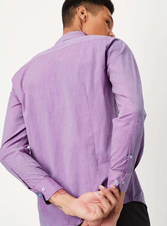 Men Solid Slim Fit Formal Shirt