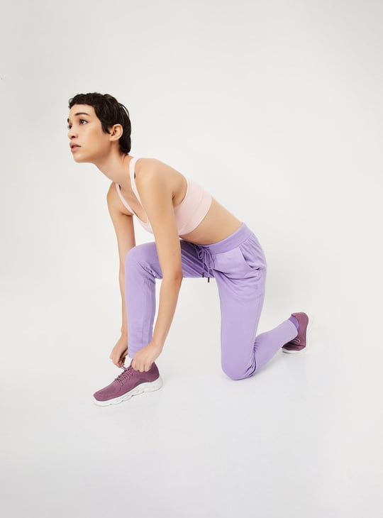 Women Solid Athleisure Track Pants