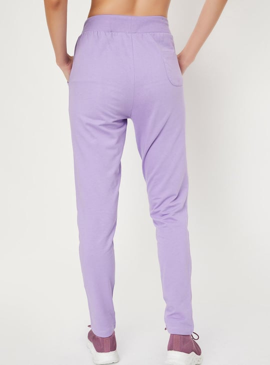 Women Solid Athleisure Track Pants