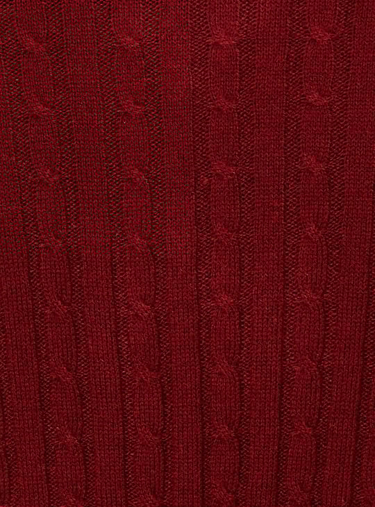 Men Knitted Reversible Sweater