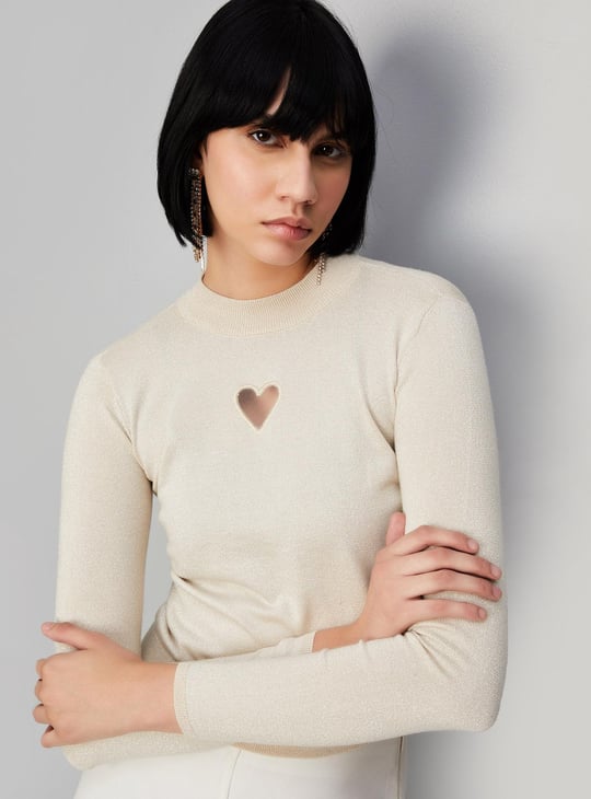 Women Cut-Out Detail Sweater