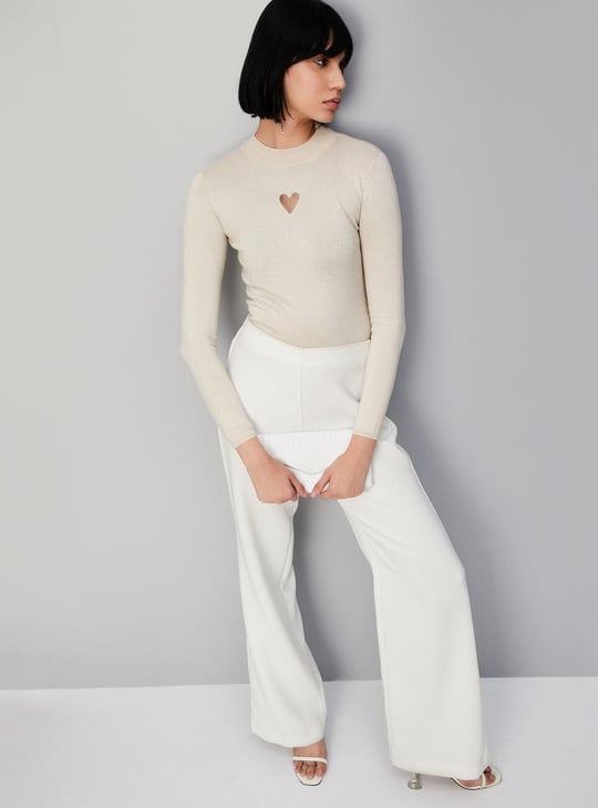 Women Cut-Out Detail Sweater