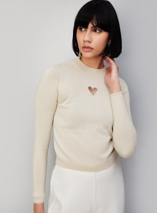 Women Cut-Out Detail Sweater