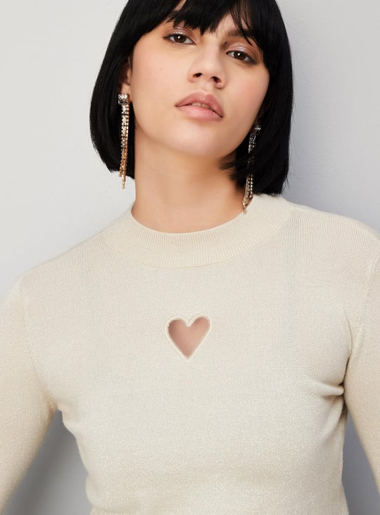 Women Cut-Out Detail Sweater
