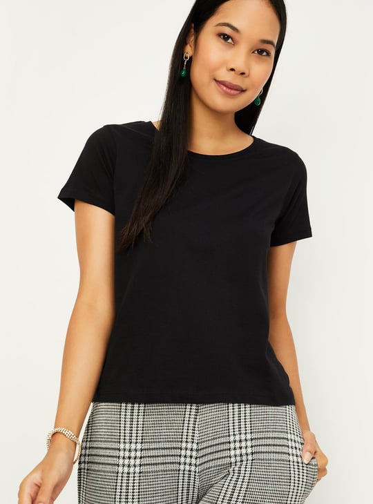 Women Solid T-shirt
