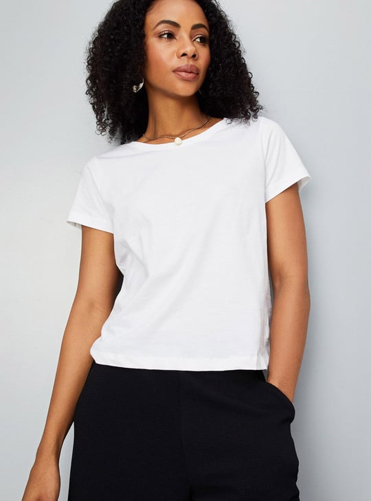 Women Solid T-shirt