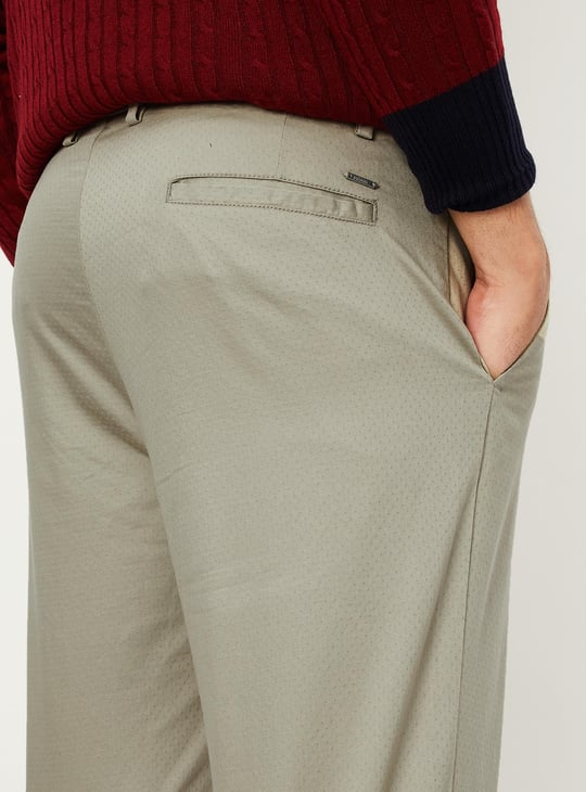 Men Slim Fit Smart Casual Chinos