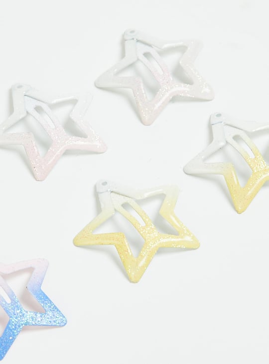 Girls Assorted Tic Tac Hair Clips - Pack of 4