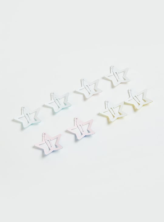 Girls Assorted Tic Tac Hair Clips - Pack of 4