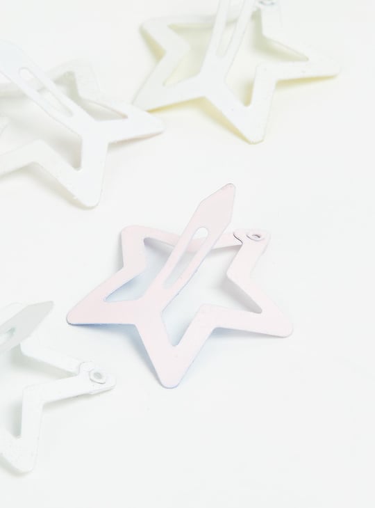Girls Assorted Tic Tac Hair Clips - Pack of 4