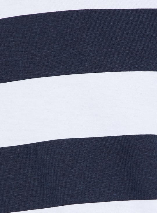 URB_N Men Relaxed Fit Striped T-Shirt