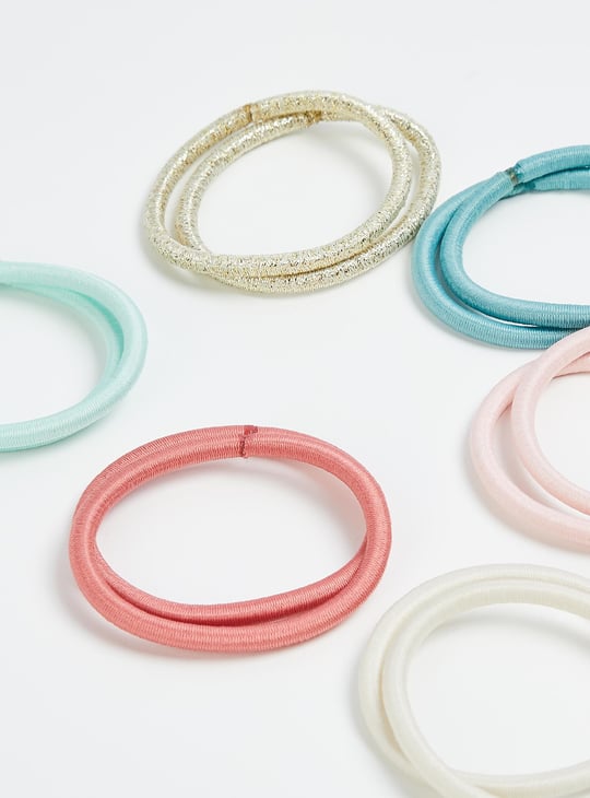 Girls Assorted Hair Ties - Pack of 12