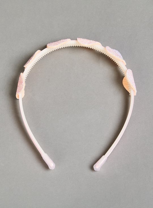 Girls Assorted Shimmery Headbands - Pack of 3