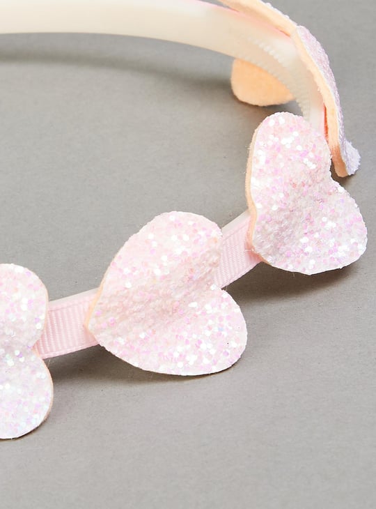 Girls Assorted Shimmery Headbands - Pack of 3