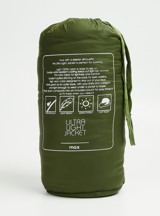 Men Hooded Packable Puffer Jacket