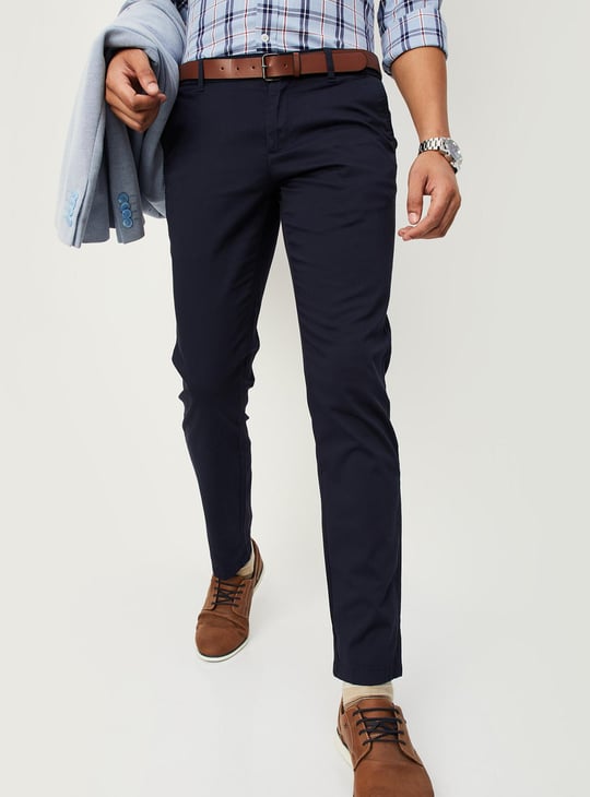 Men Skinny Fit Stretch Chinos