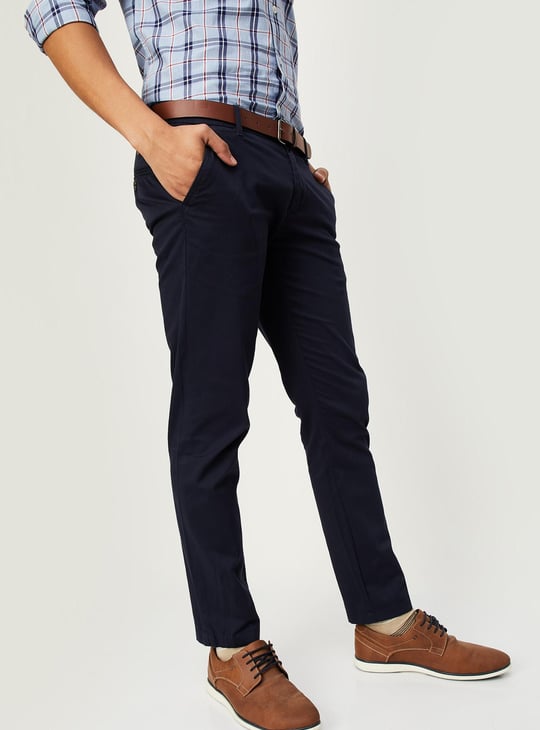 Men Skinny Fit Stretch Chinos