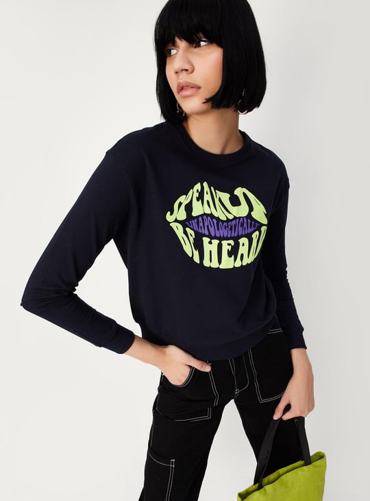 Women Graphic Printed Sweatshirt
