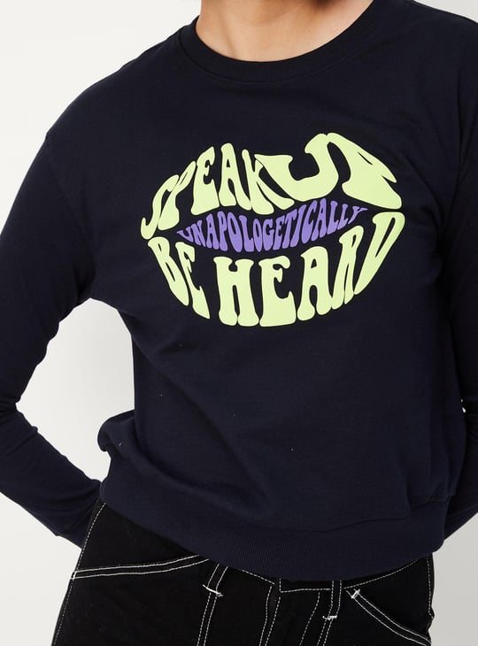 Women Graphic Printed Sweatshirt