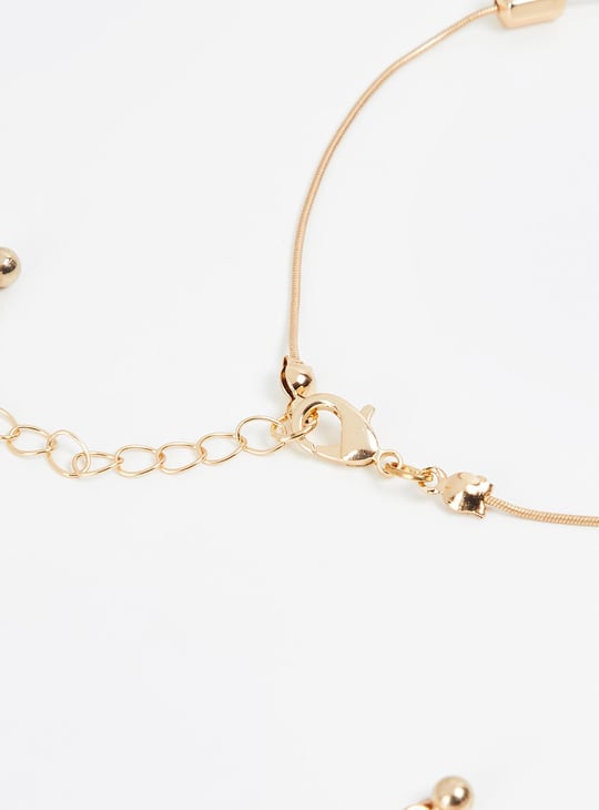 Women Assorted Anklets - Set of 2