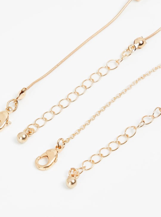 Women Assorted Anklets - Set of 2