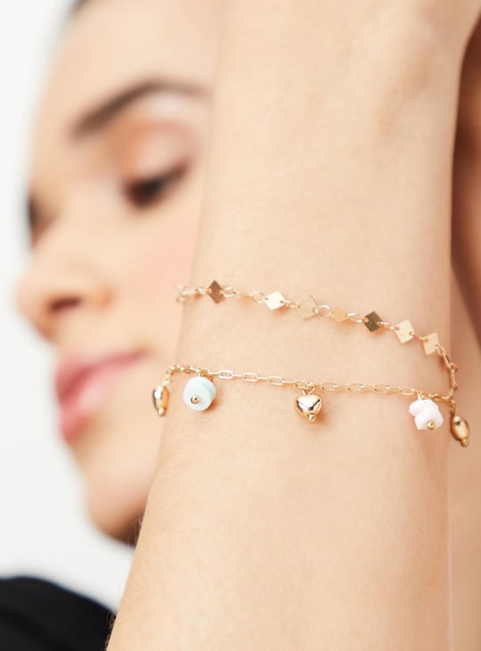 Women Embellished Bracelet - Set of 2