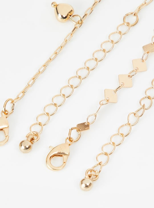 Women Embellished Bracelet - Set of 2