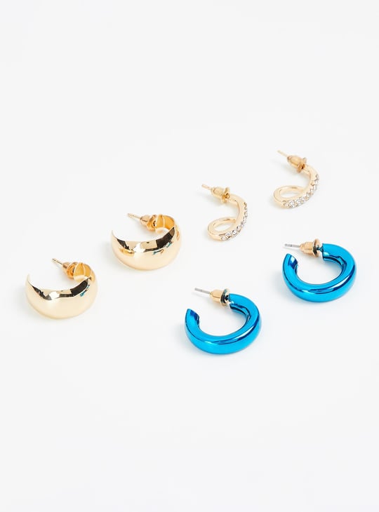 Women Assorted Hoops - Pack of 3