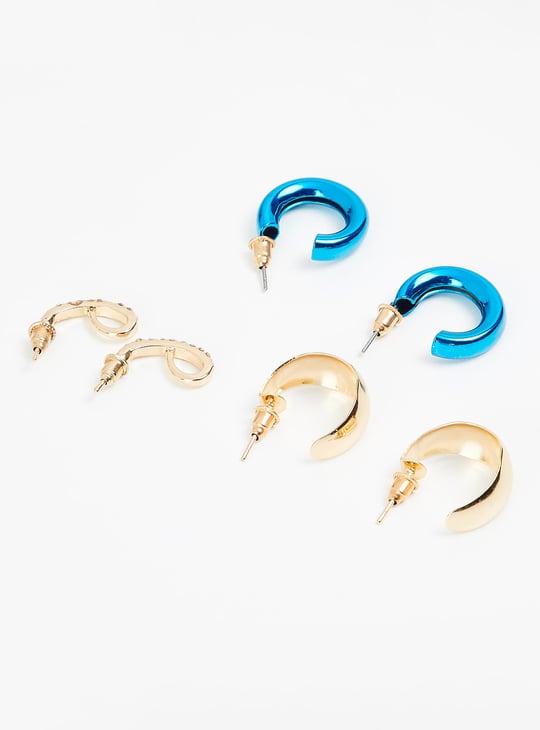 Women Assorted Hoops - Pack of 3