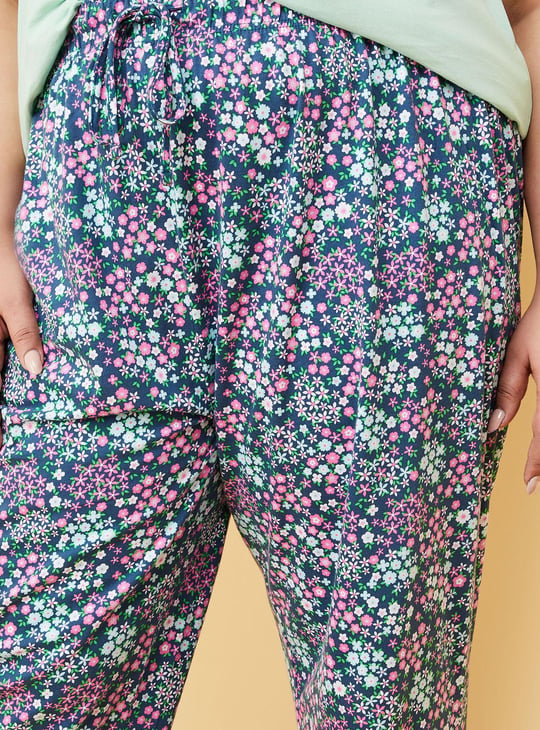 Women Floral Printed PJ Set