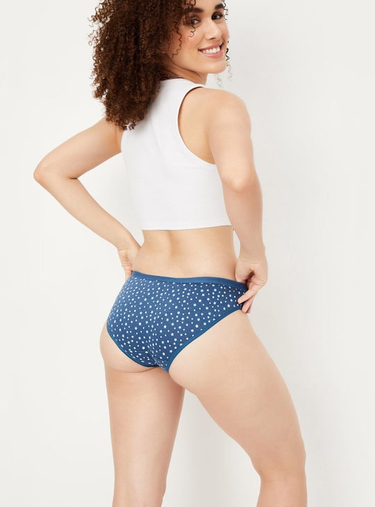 Women Printed Bikini Panties - Pack of 3