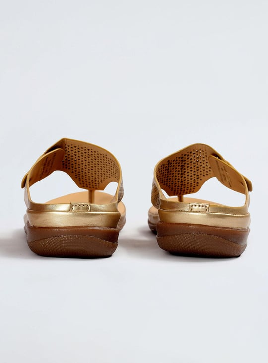 Women Laser-Cut Comfort Sandals