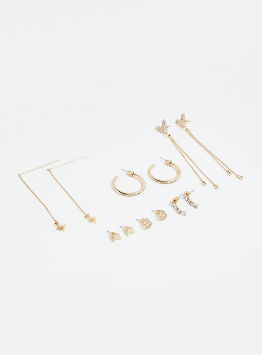 Women Assorted Embellished Earrings - Pack of 6