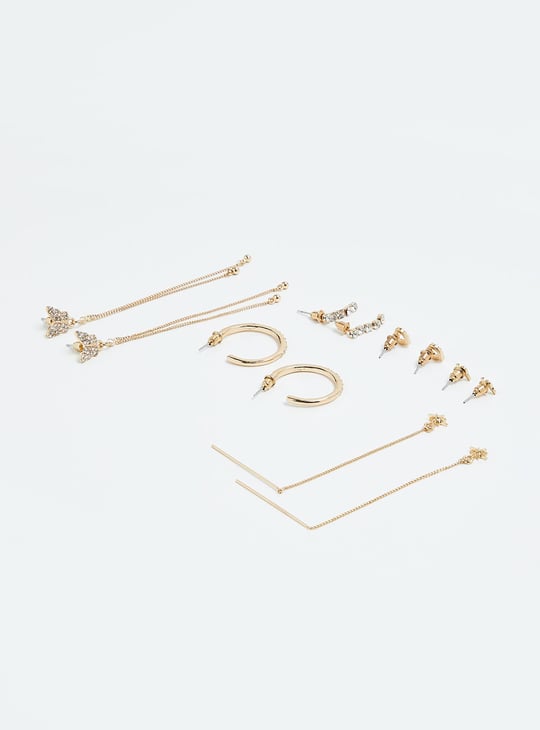 Women Assorted Embellished Earrings - Pack of 6