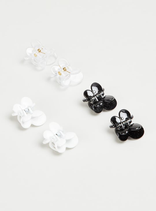 Girls Assorted Butterfly Clutch Clips - Pack of 6