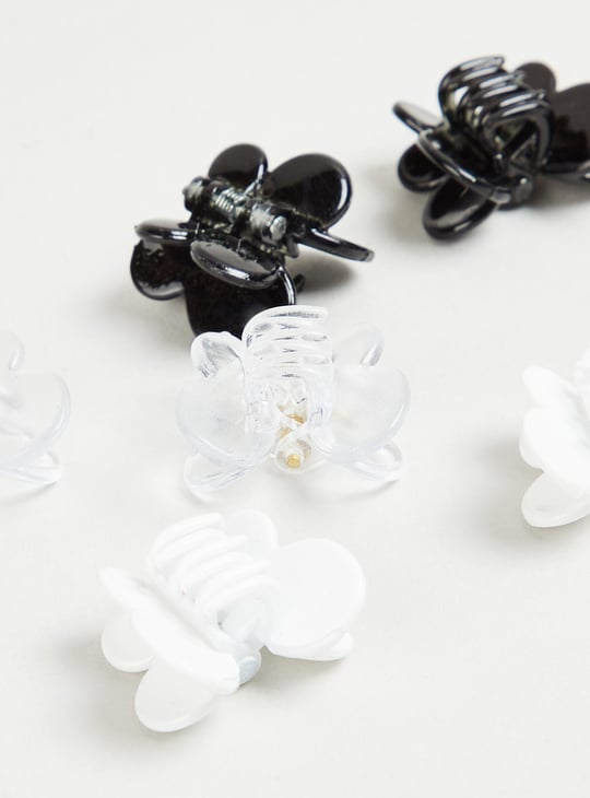 Girls Assorted Butterfly Clutch Clips - Pack of 6