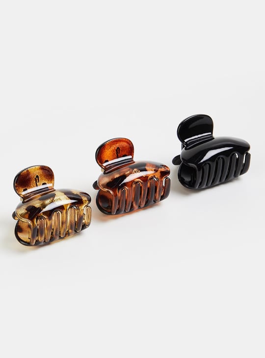 Women Assorted Claw Hair Clips - Pack of 3