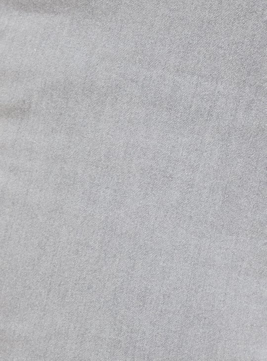 Women Washed Crop Slim Fit Jeans