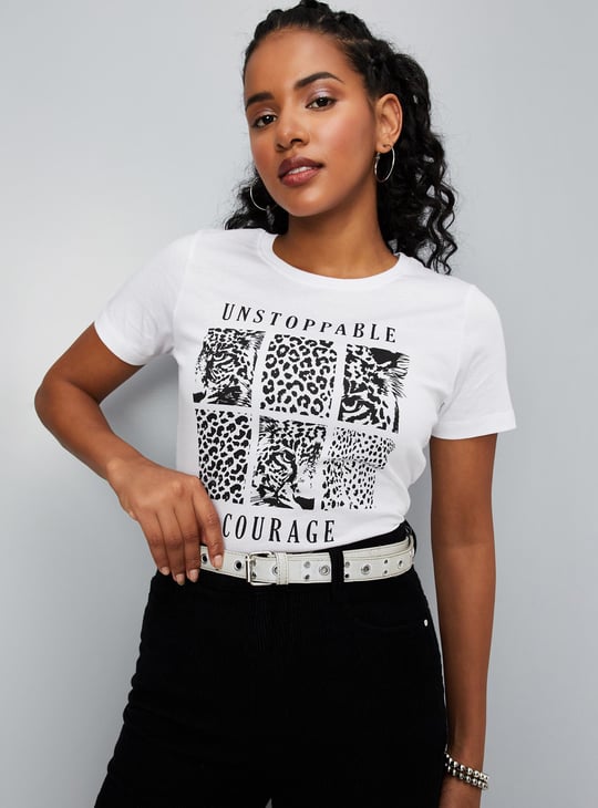 Women Graphic Printed T-shirt