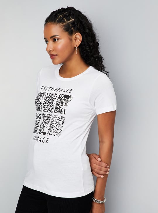 Women Graphic Printed T-shirt