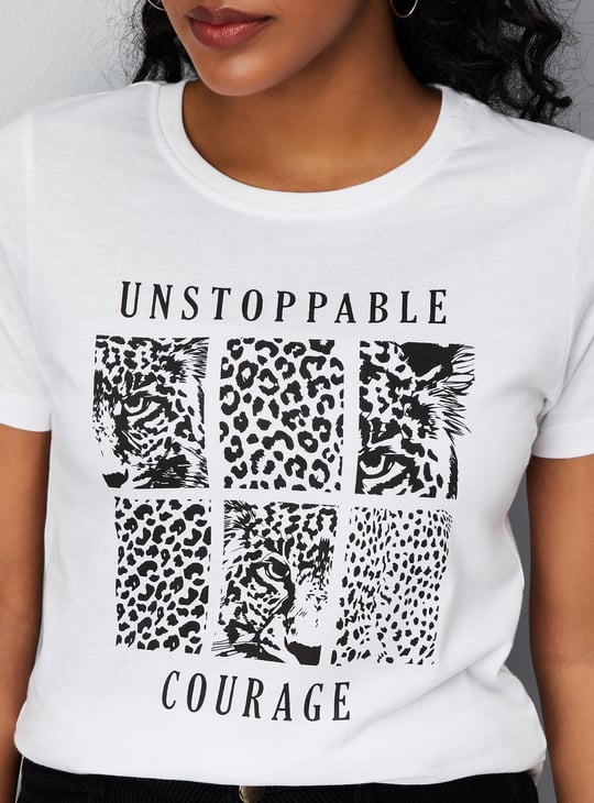Women Graphic Printed T-shirt